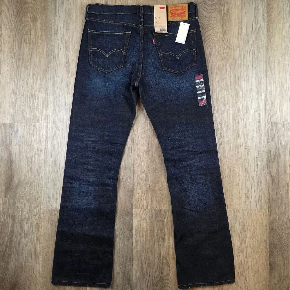 Levi's 527 Slim Bootcut Jeans Size 34×32